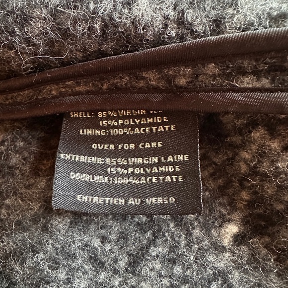 Cole Haan Signature Wool Blend Coat w/Scarf Collar Sz S - Picture 10 of 12